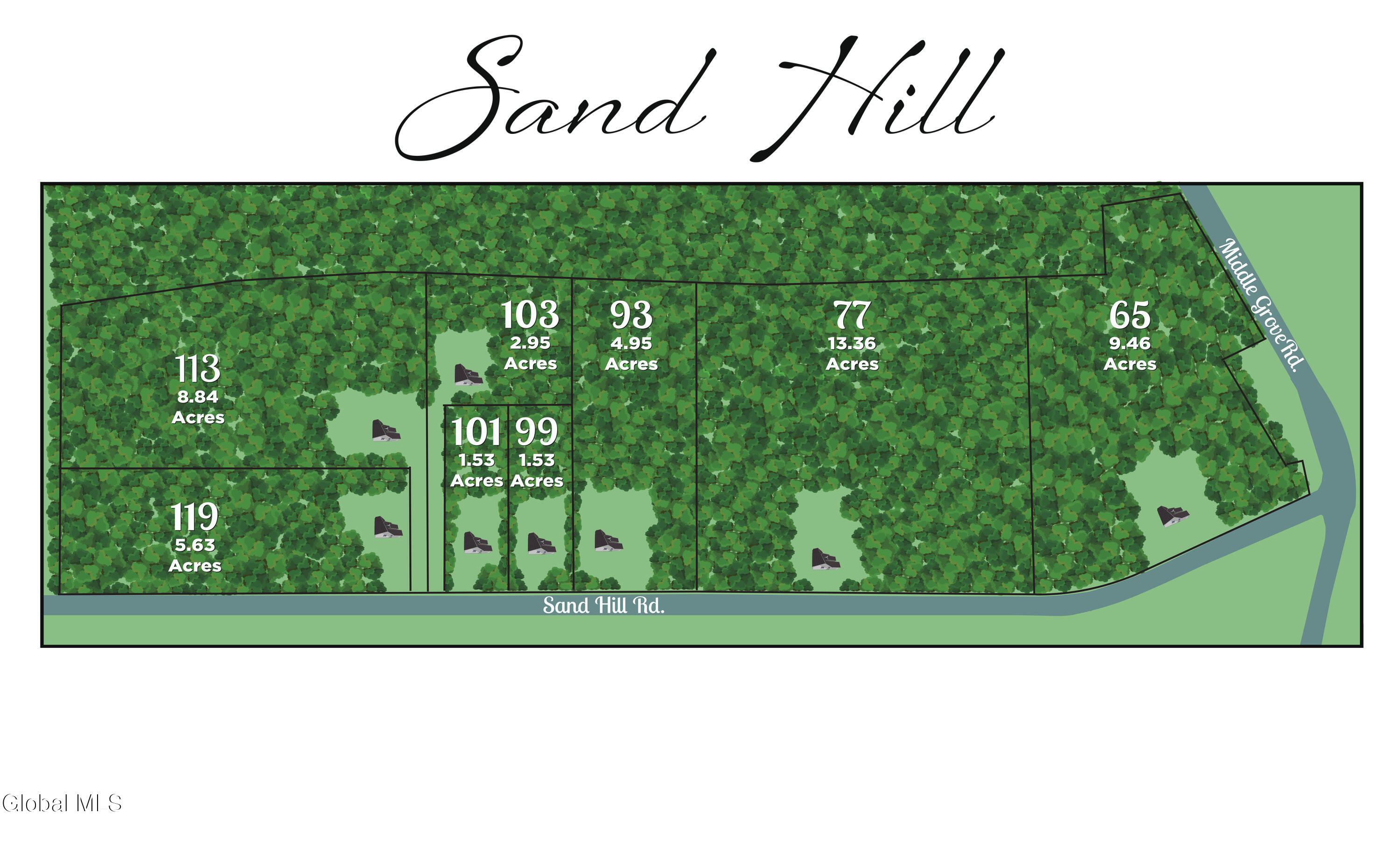 99 Sand Hill Road Greenfield, NY 12833 - Photo 3 of 25 Sand Hill Map copy