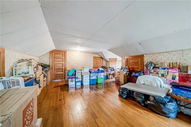 a view of storage and utility room