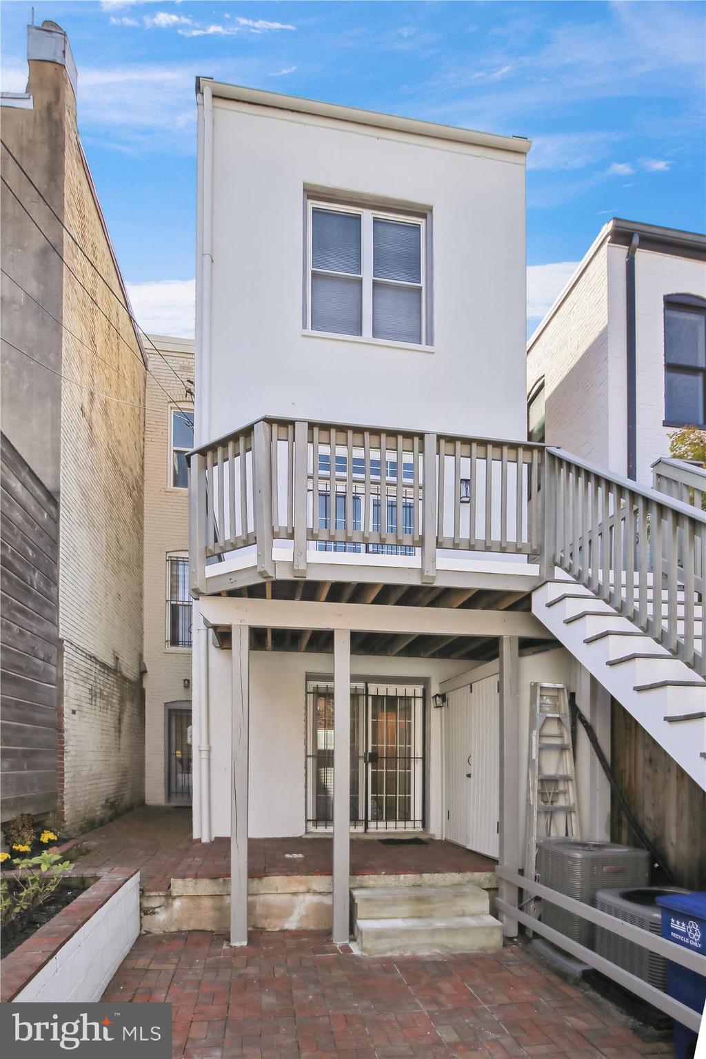 616 E Street Northeast Washington, DC 20002 - Photo 6 of 79 a view of a house with a balcony and stairs