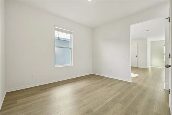 wooden floor in an empty room