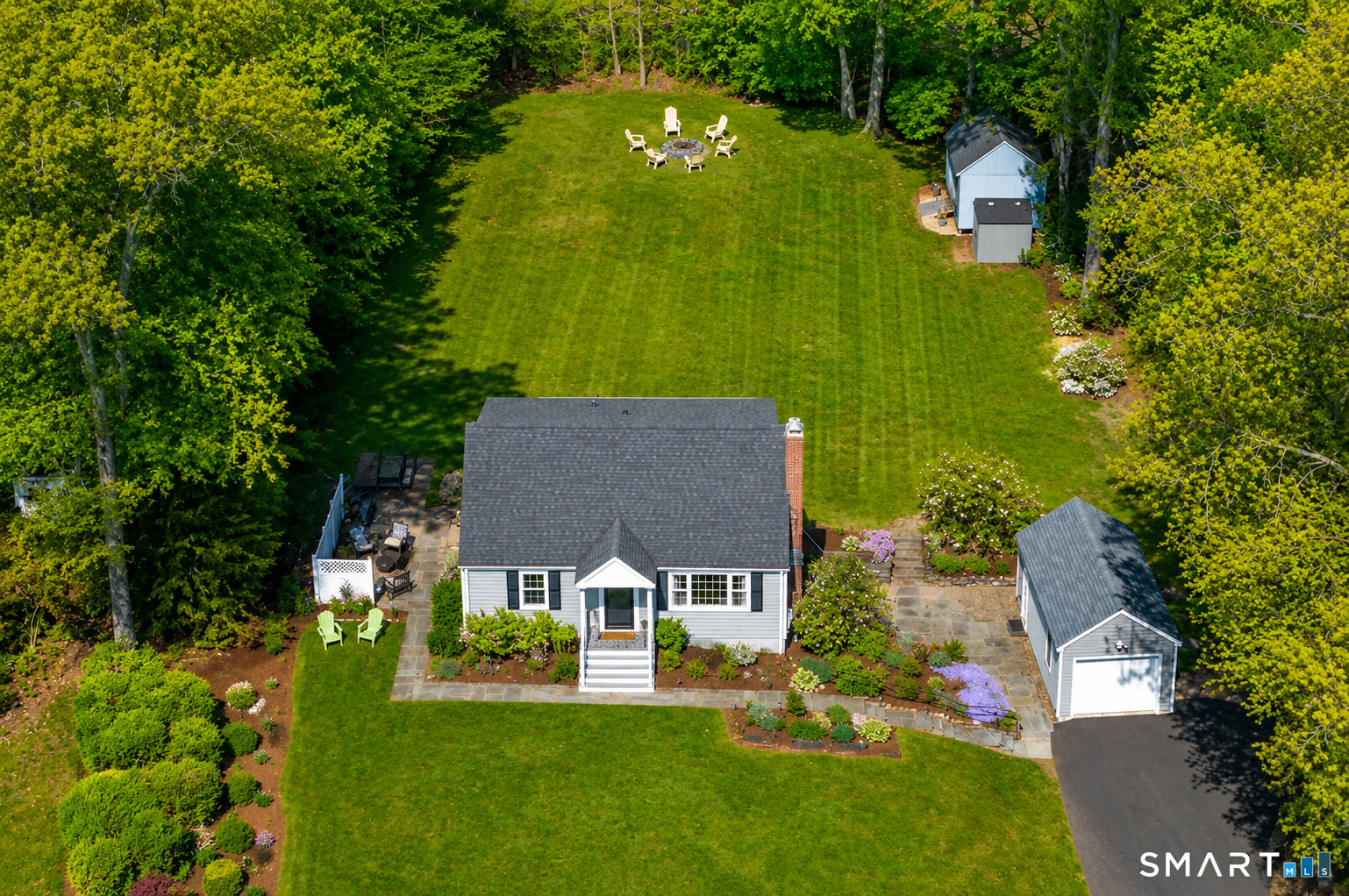 39 Freedom Drive Canton, CT 06019 - Photo 2 of 37 an aerial view of house with yard swimming pool and outdoor seating