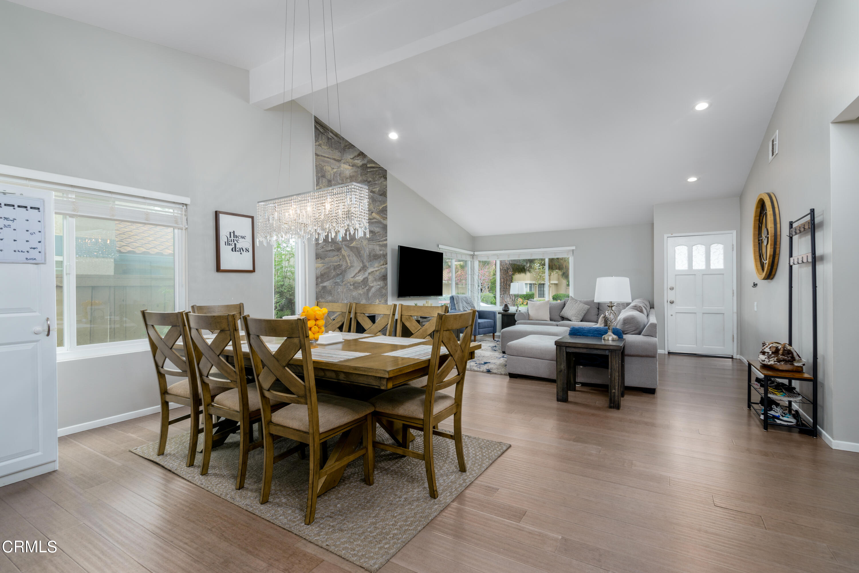 4274 Peach Slope Road Moorpark, CA 93021 - Photo 1 of 27 a view of a dining room with furniture and wooden floor