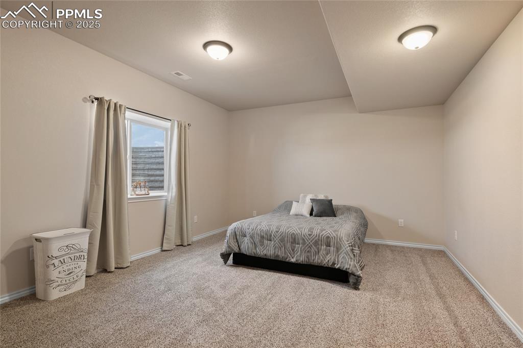 3718 Sky Rim Court Colorado Springs, CO 80908 - Photo 43 of 49 a room with a bed and a window
