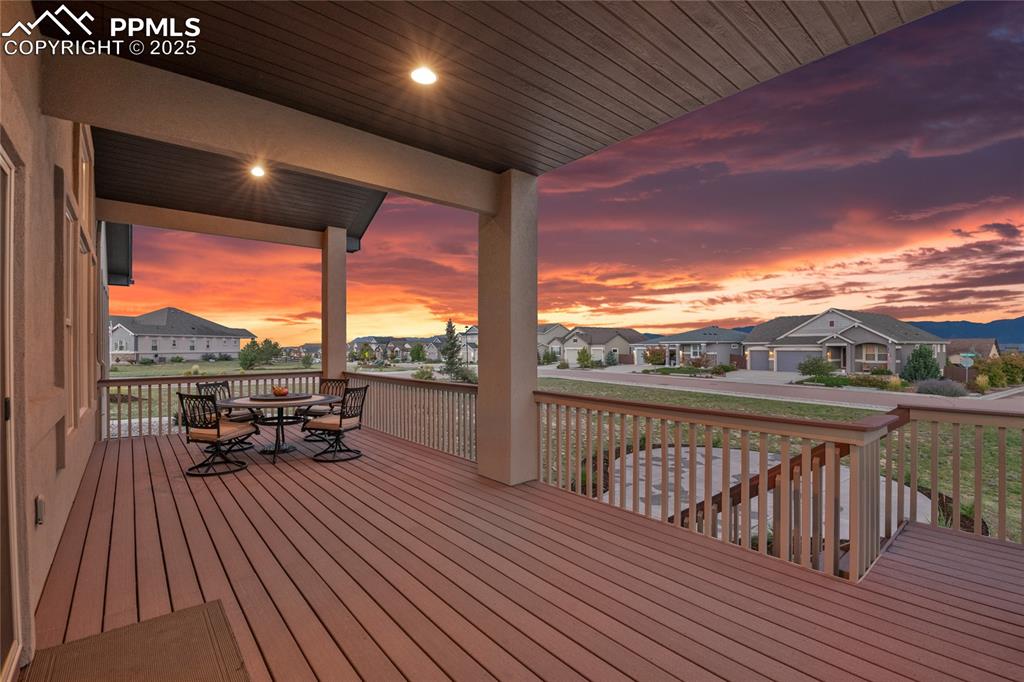 3718 Sky Rim Court Colorado Springs, CO 80908 - Photo 9 of 49 a view of balcony with furniture