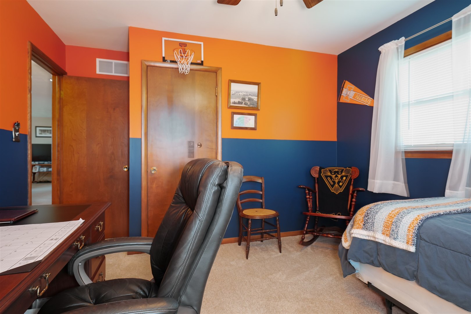 32931 East 1000 N Road Chatsworth, IL 60921 - Photo 12 of 42 a bedroom with a bed and a desk