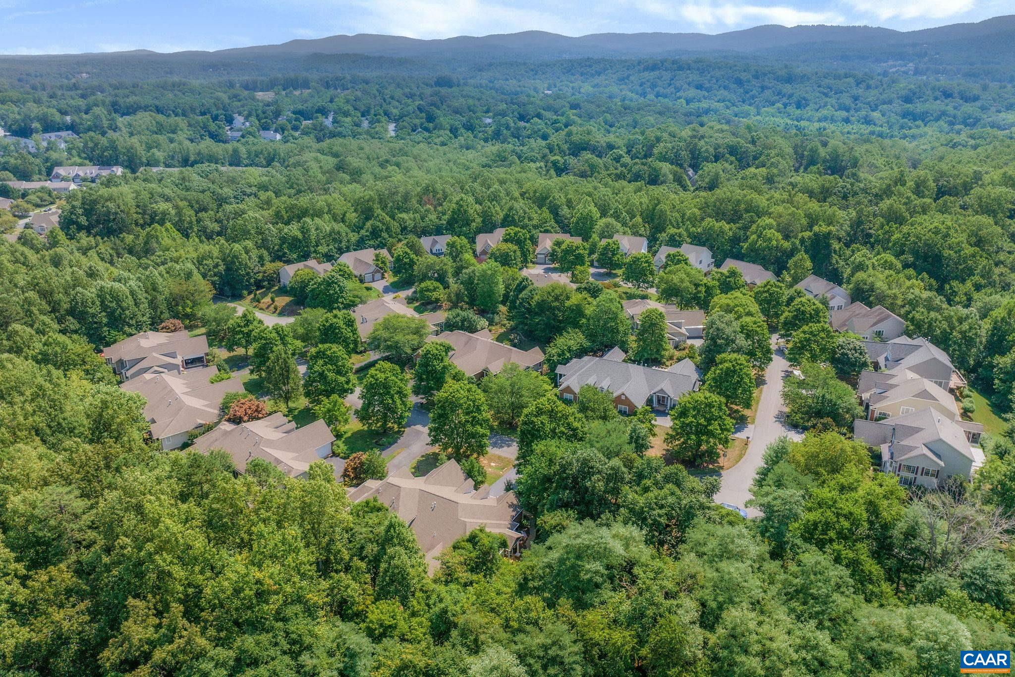 2111 Shepherds Ridge Road Charlottesville, VA 22901 - Photo 29 of 31 an aerial view of a house with mountain view