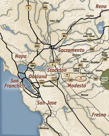 a view of a street with a building in the background