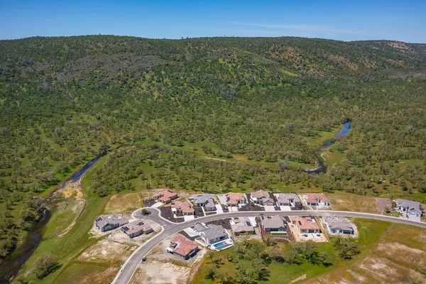 a view of lake and mountain
