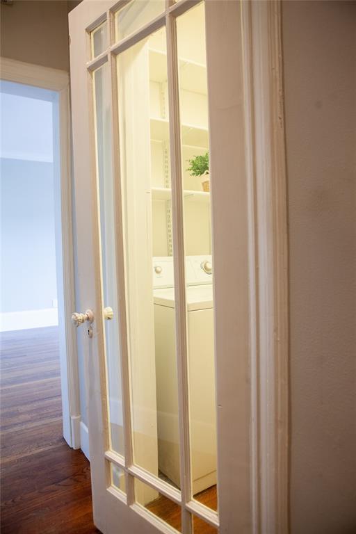 5347 Lewis Street, Unit 5345 Dallas, TX 75206 - Photo 27 of 37 a view of front door with wooden floor