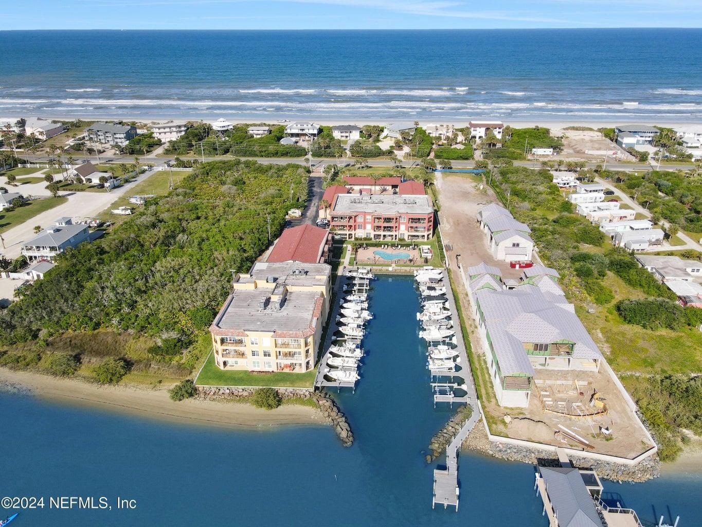 120 Sunset Harbor Way, Unit 206 St. Augustine, FL 32080 - Photo 2 of 54 an aerial view of a house with a ocean view