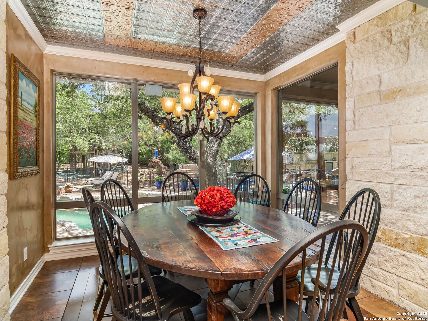 21010 Sky Ridge Avenue San Antonio, TX 78258 - Photo 18 of 70 a view of a dining room with furniture window and outside view