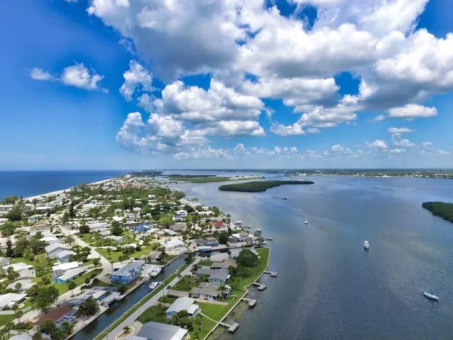 a view of large body of water and mountain