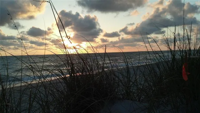 a view of ocean view with beach
