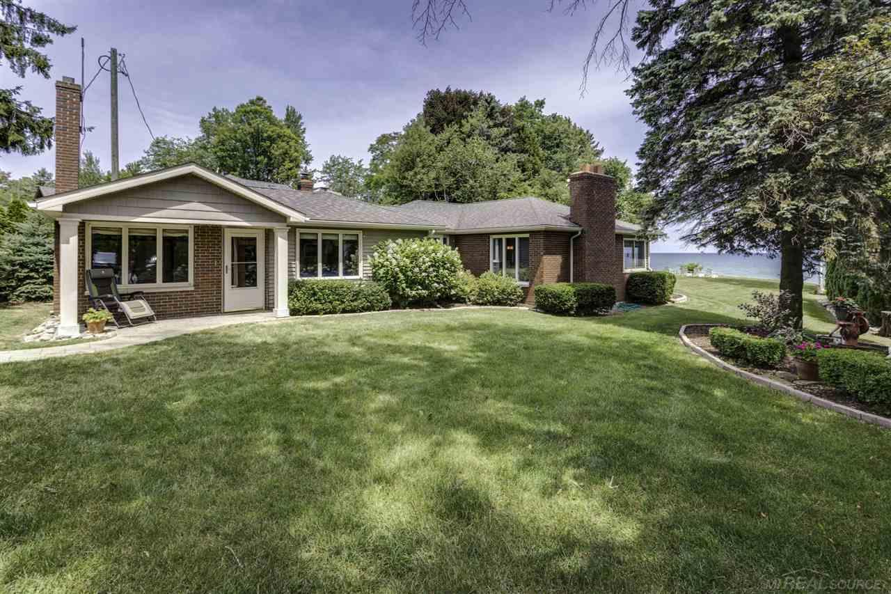4608 North Lakeshore Road Deckerville, MI 48427 - Photo 1 of 55 Brick Waterfront Ranch