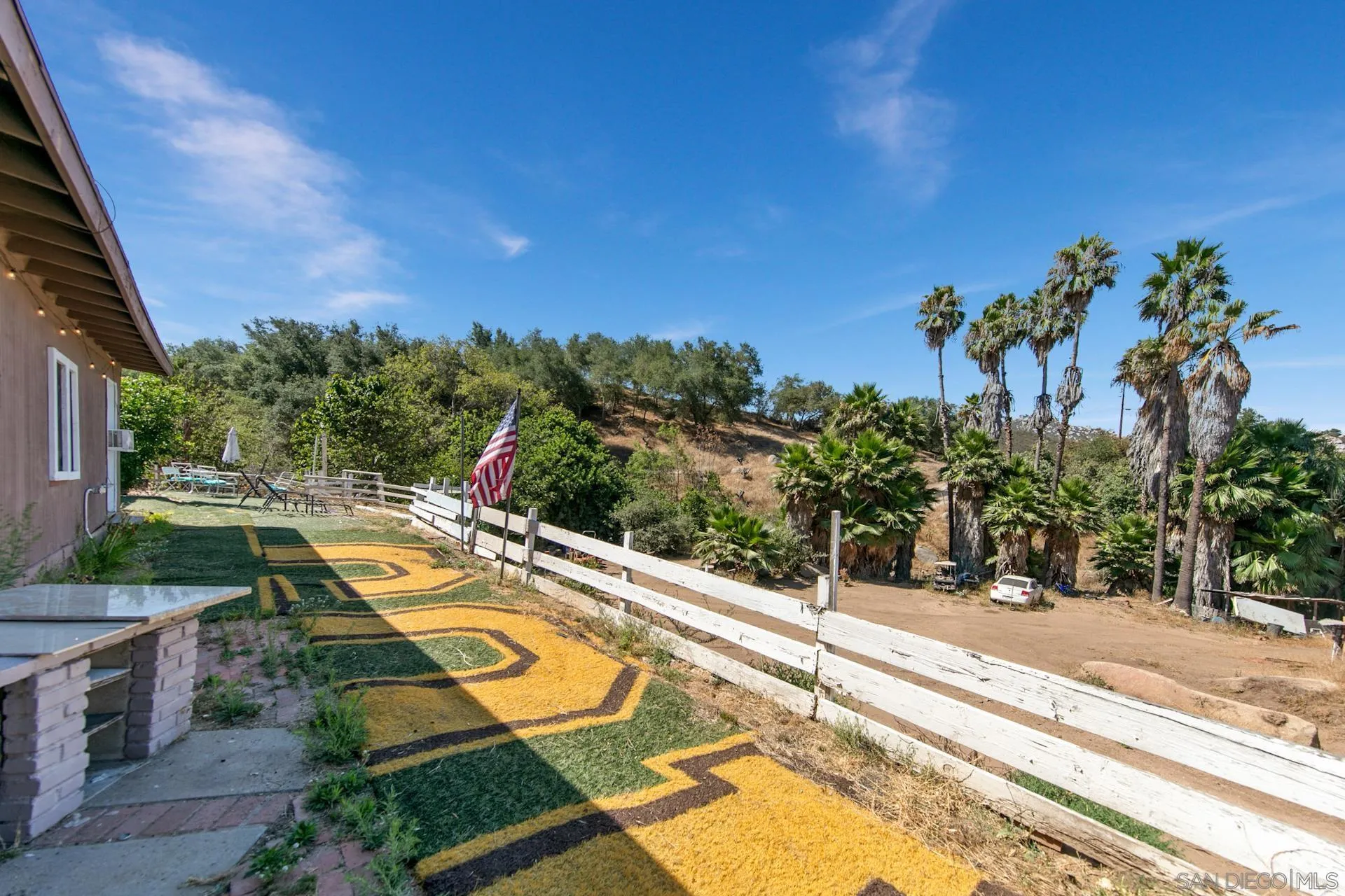 15950 Green Valley Heights Road Ramona, CA 92065 - Photo 15 of 27 a view of a swimming pool with a patio and a yard