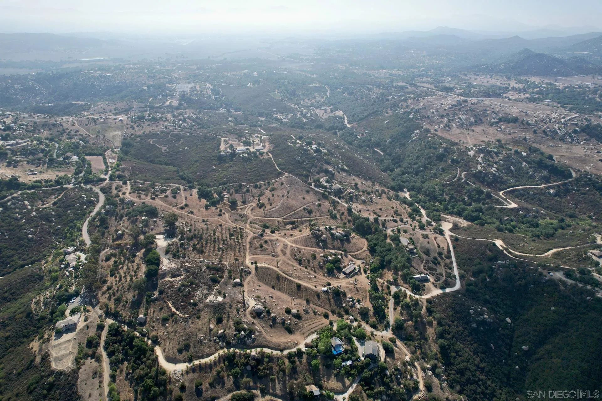 15950 Green Valley Heights Road Ramona, CA 92065 - Photo 23 of 27 an aerial view of house with yard