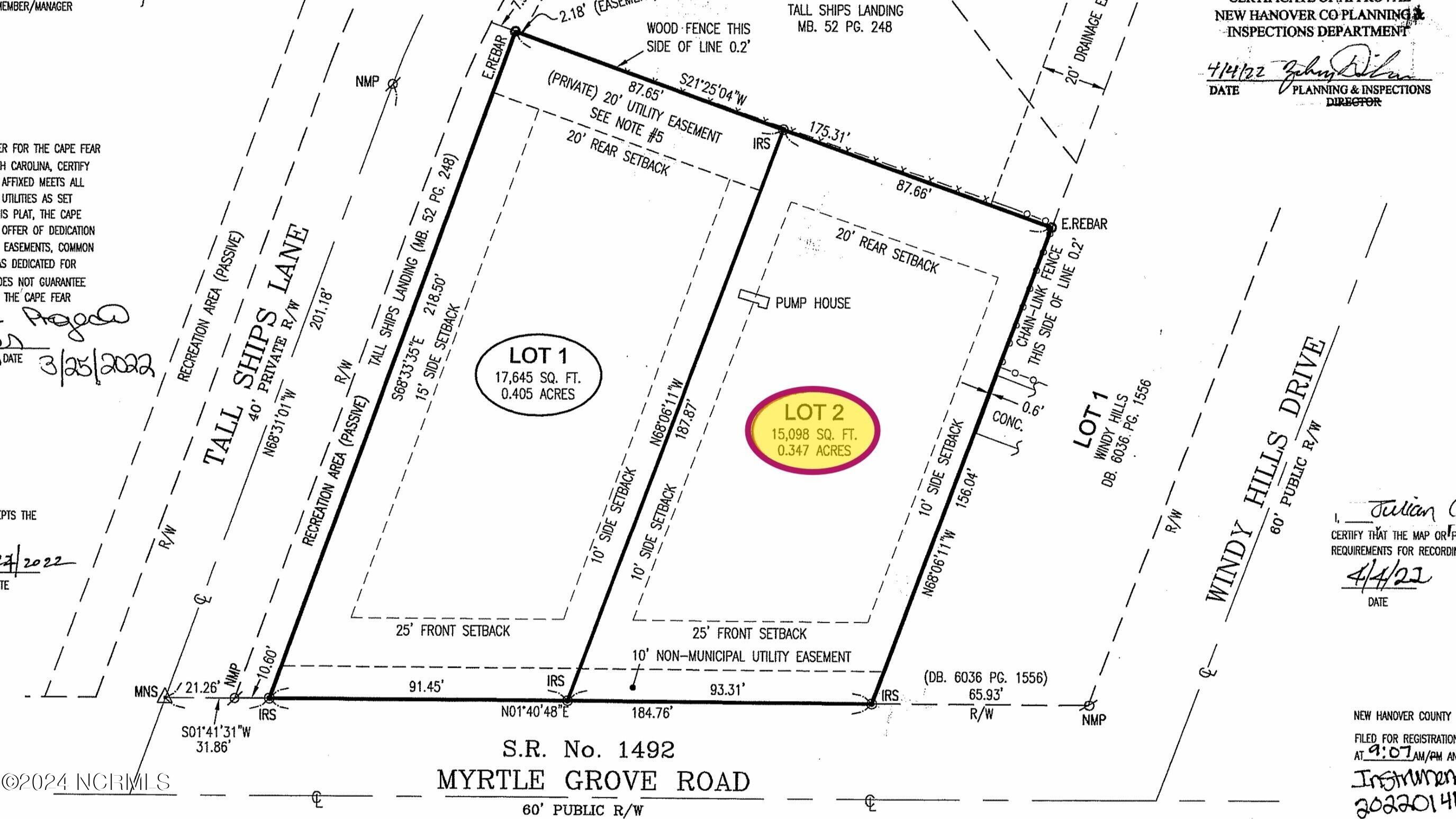 6023 Myrtle Grove Road Wilmington, NC 28409 - Photo 2 of 11 Lot survey