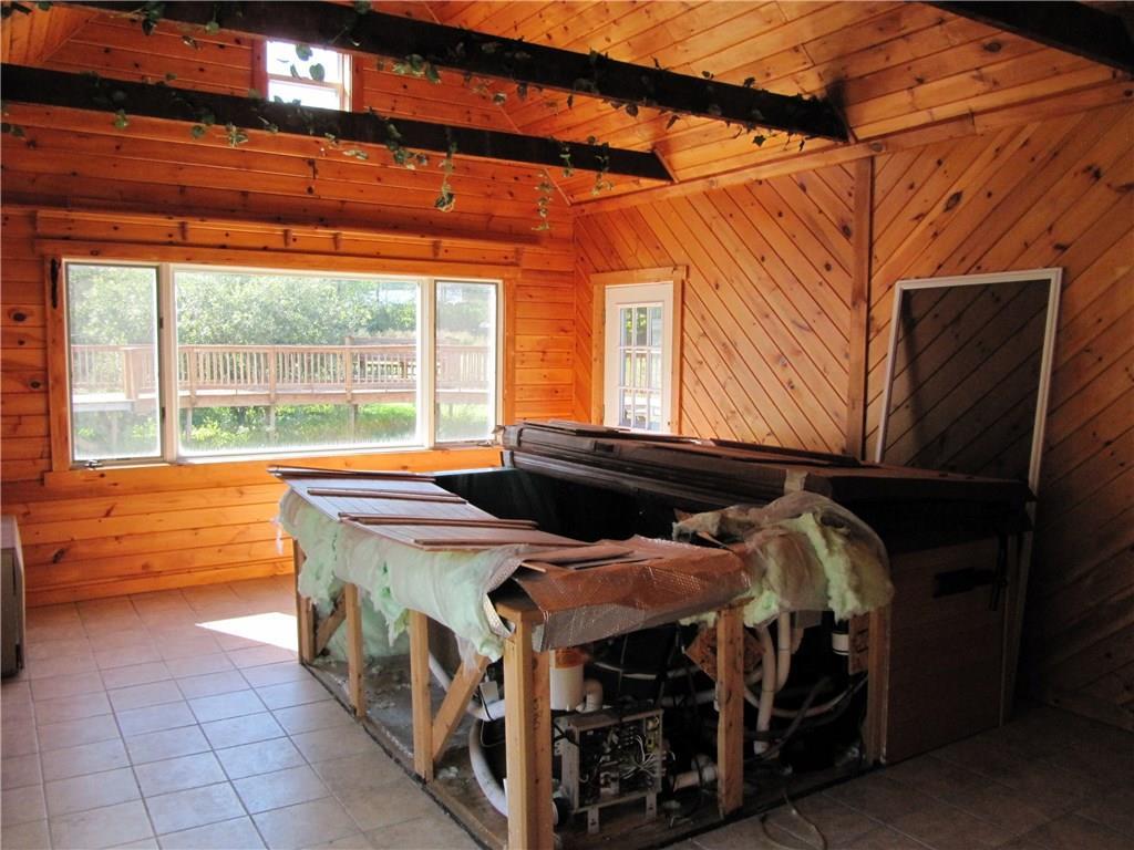 179 Norridgewock Road Fairfield, ME 04937 - Photo 3 of 24 Sun Room with hot tub and cathedral...
