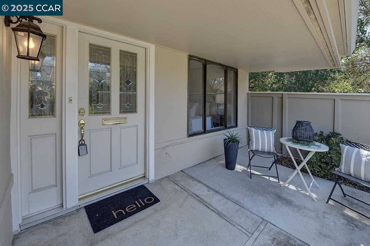 2041 Golden Rain Road, Unit 4 Walnut Creek, CA 94595 - Photo 5 of 53 a view of an outdoor space with porch and furniture