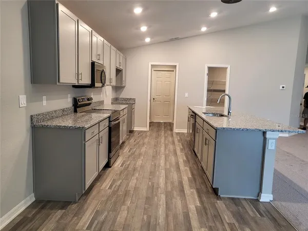 a view of a room with storage