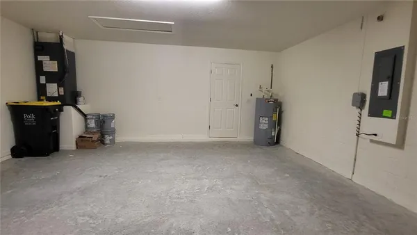 a view of a car garage