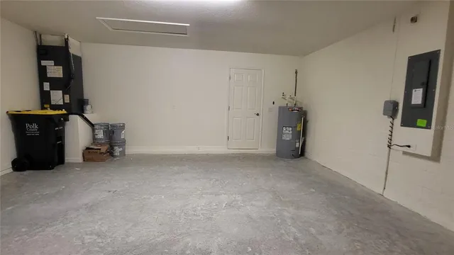 a view of a car garage