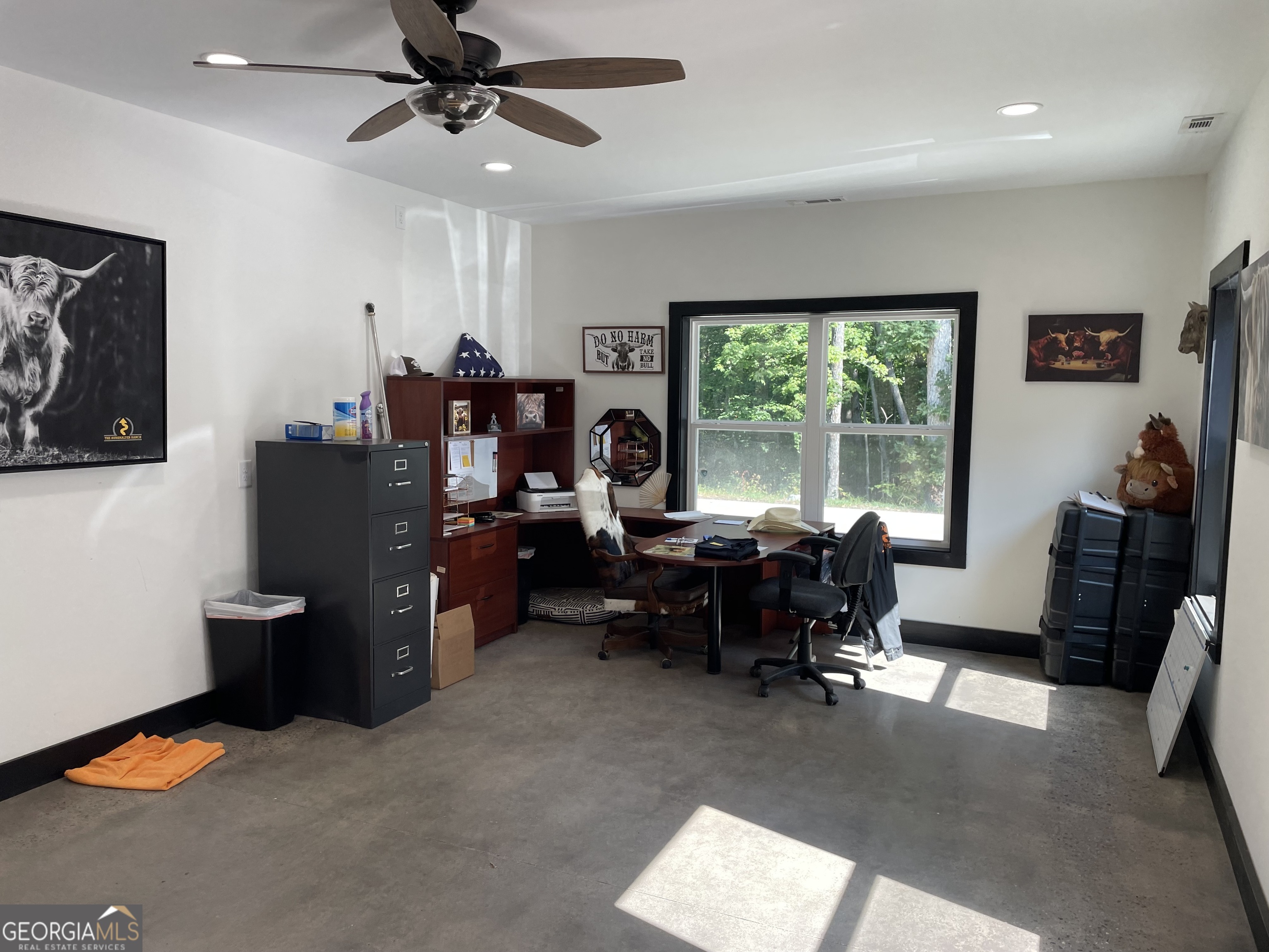 1019 Hardscrabble Road Mineral Bluff, GA 30559 - Photo 27 of 52 a living room with furniture and a large window