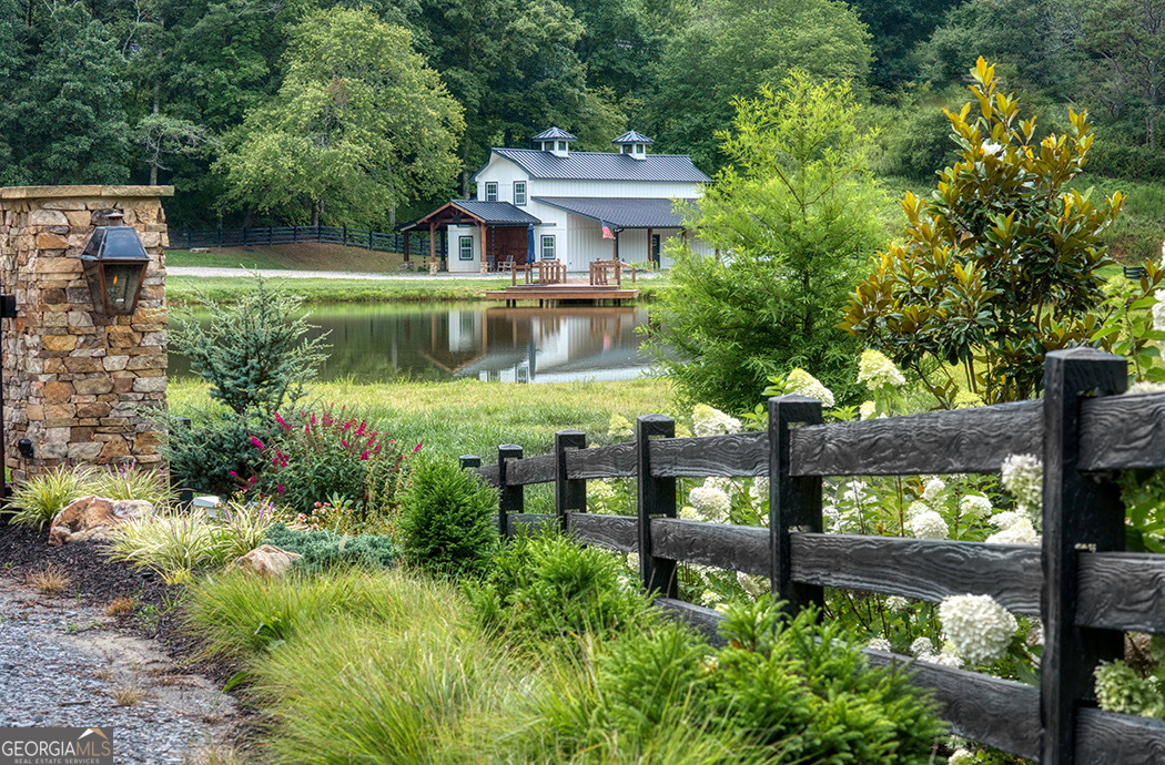 1019 Hardscrabble Road Mineral Bluff, GA 30559 - Photo 41 of 52 a view of a garden in the backyard