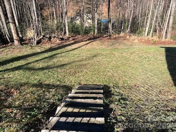 a backyard of a house