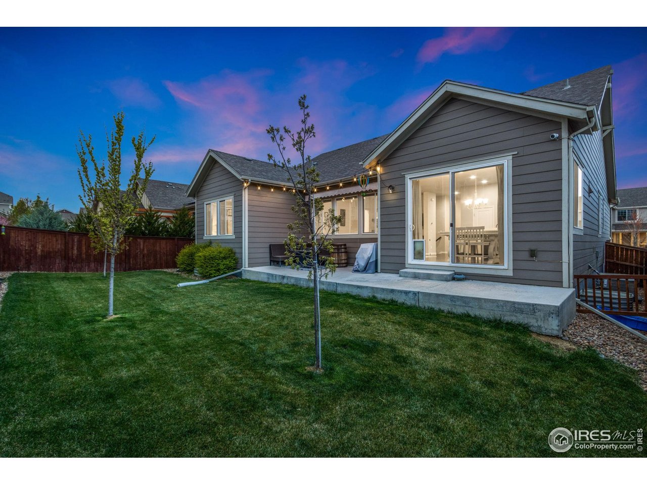 719 Wagon Bend Road Berthoud, CO 80513 - Photo 10 of 40 a view of a house with a yard