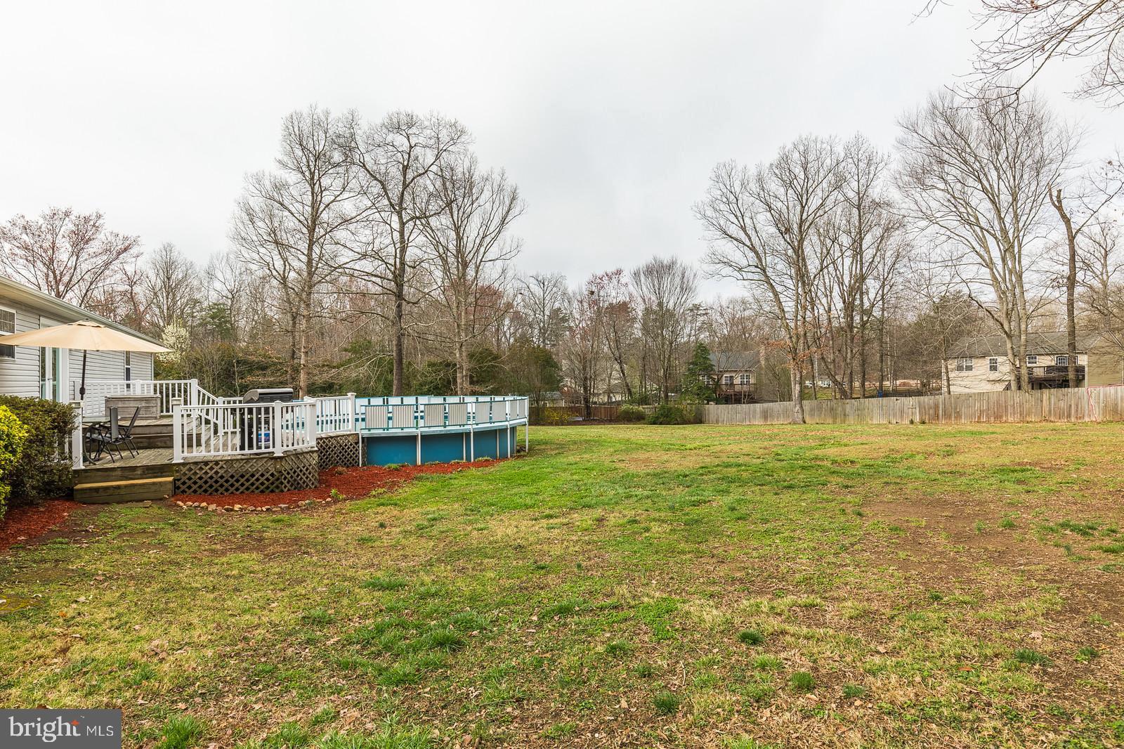 27 Ridge Road Stafford, VA 22556 - Photo 28 of 30 Level yard with rear fencing