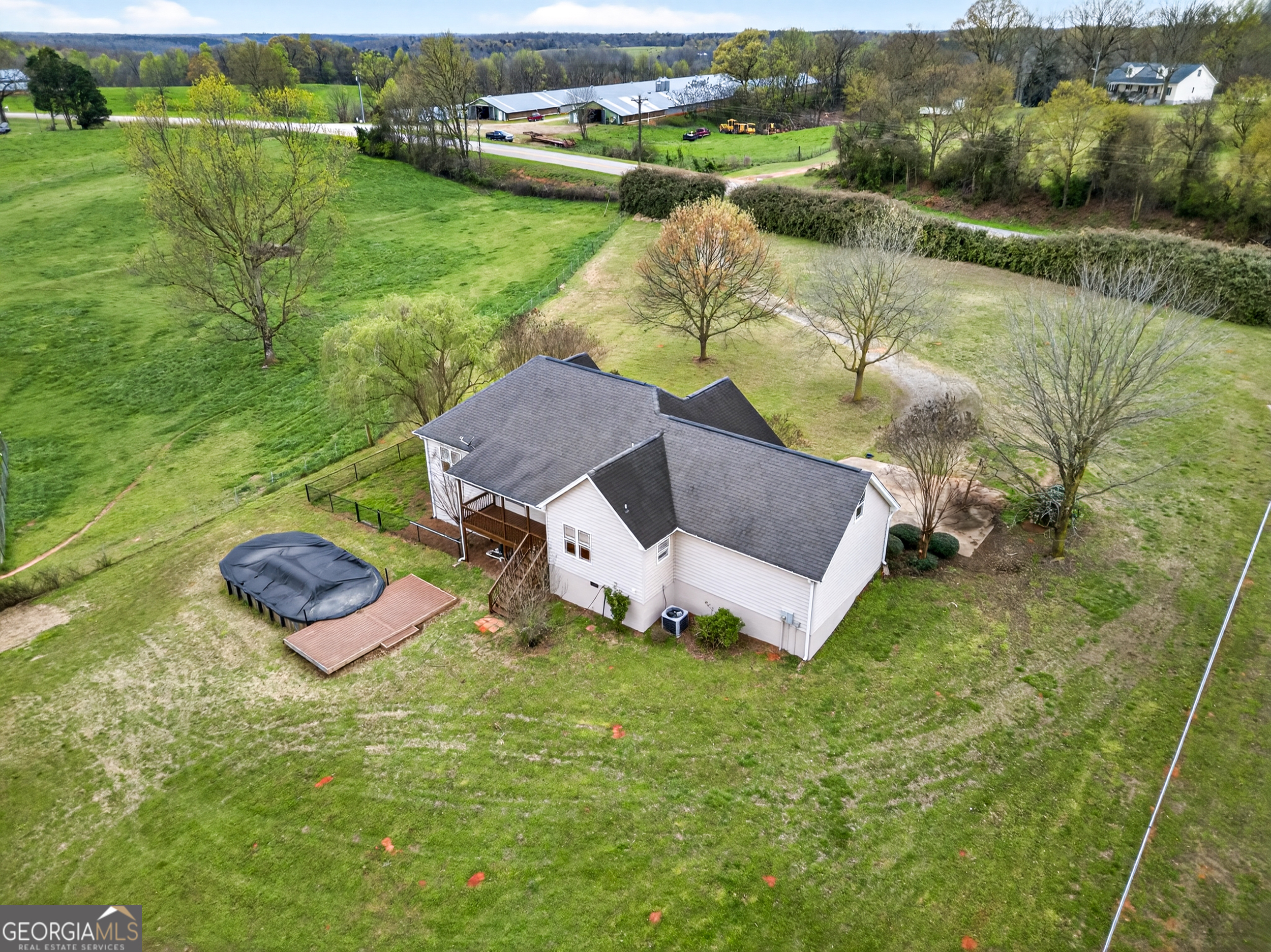 1211 Parham Town Road Bowman, GA 30624 - Photo 62 of 86 a view of an outdoor space and a lake view