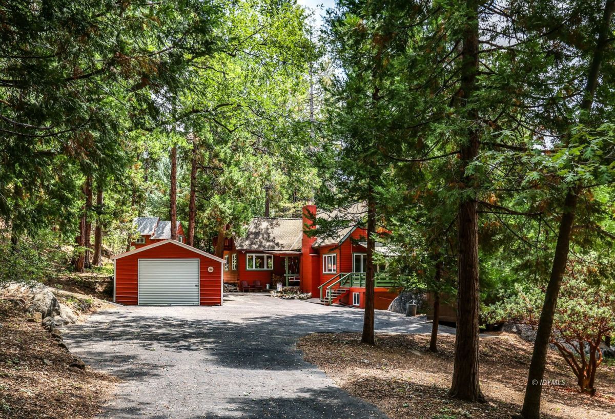 25891 Wayne Road Idyllwild, CA 92549 - Photo 5 of 72 a house with trees in the background