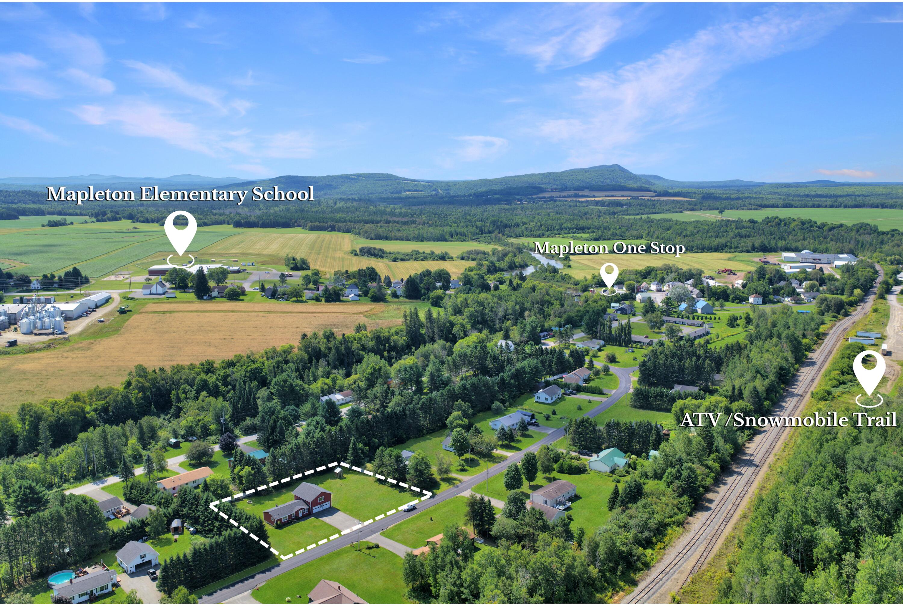 43 Fords Lane Mapleton, ME 04757 - Photo 54 of 56 43 Fords Lane Aerial