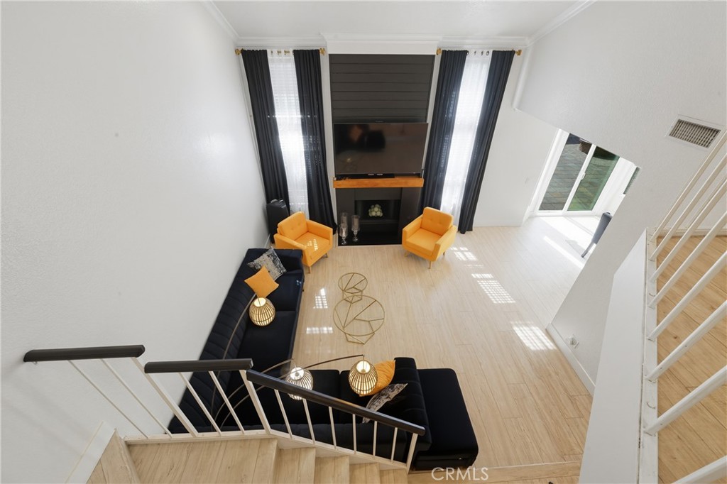 6070 East Summit Court Anaheim Hills, CA 92807 - Photo 34 of 60 a view of living room with furniture and a fireplace