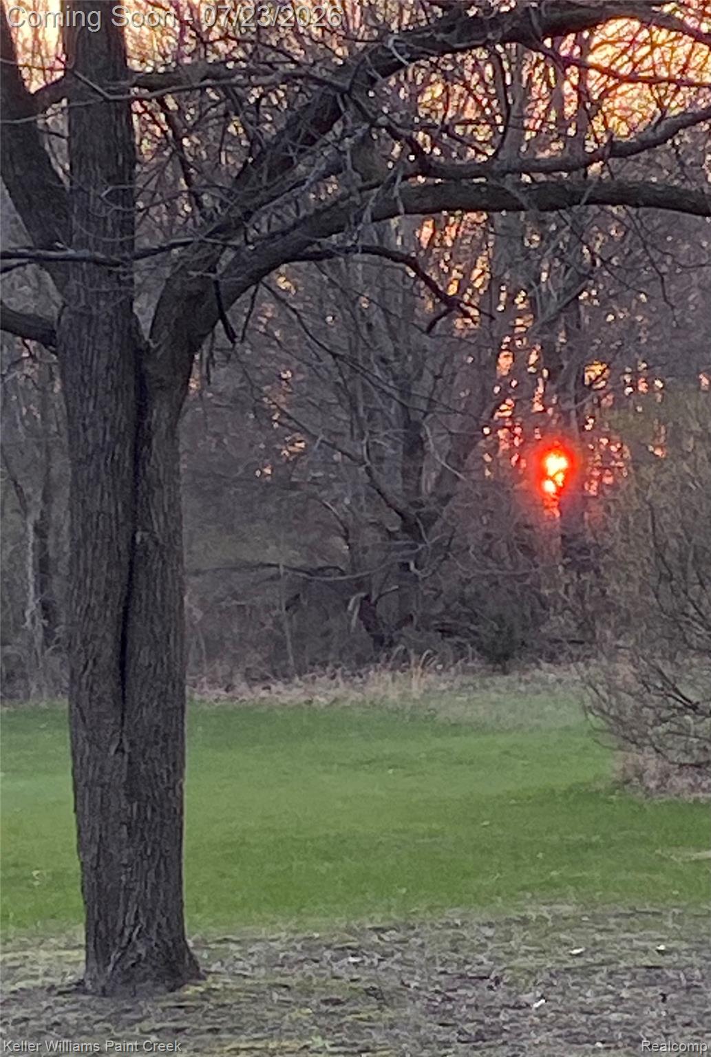 423 East Road Holly, MI 48442 - Photo 57 of 61 Spring yard sunset.jpeg