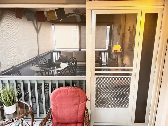 17550 South Munds Ranch Road, Unit 293 Munds Park, AZ 86017 - Photo 15 of 26 screened in patio entrance