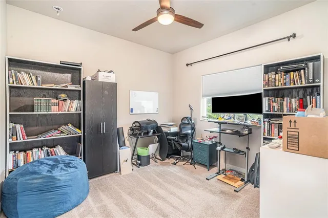 a view of room with workspace