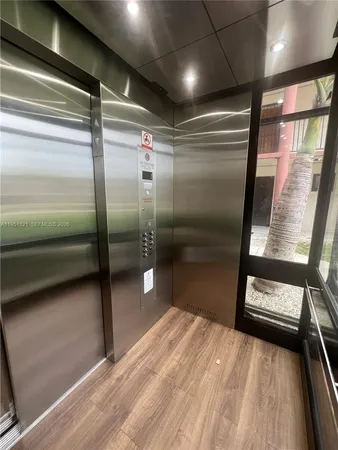 a view of an empty room