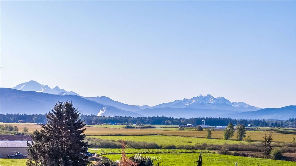 7351 Thiel Road Lynden, WA 98264 - Photo 4 of 33 a view of a town with mountains in the background