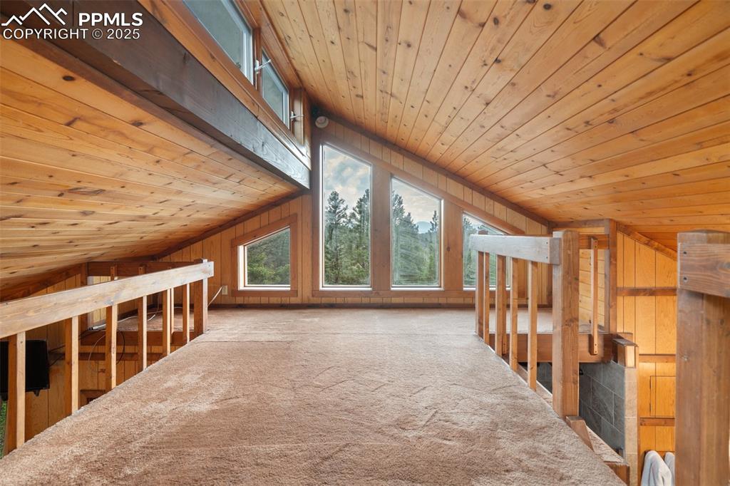 351 Porphry Road Florissant, CO 80816 - Photo 15 of 39 a view of a porch with wooden floor and fence
