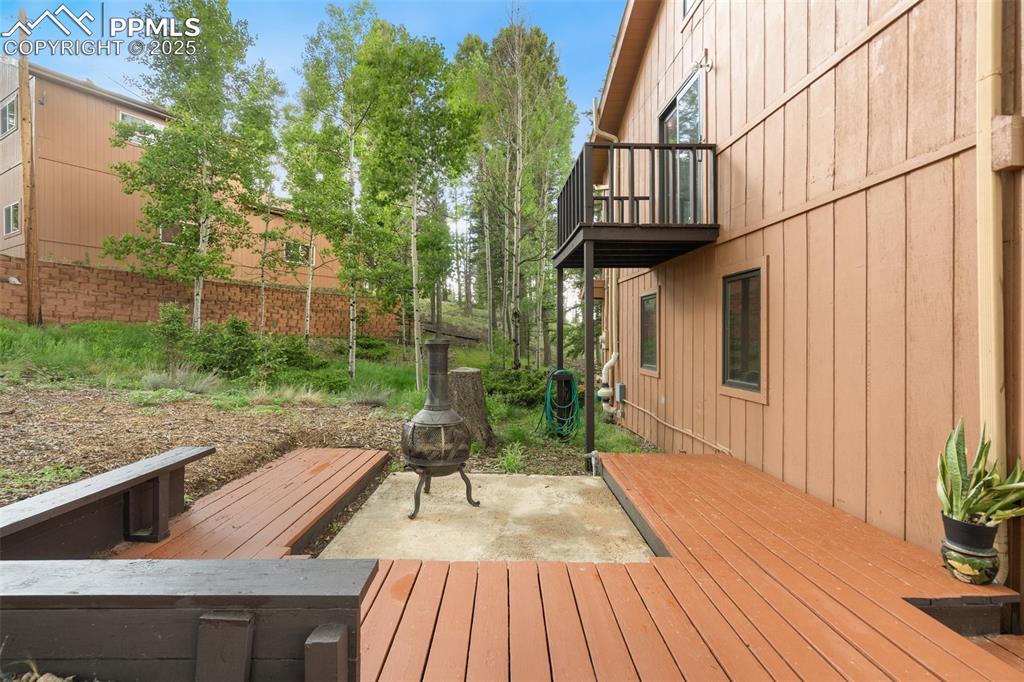 351 Porphry Road Florissant, CO 80816 - Photo 30 of 39 a view of outdoor space yard deck patio and deck