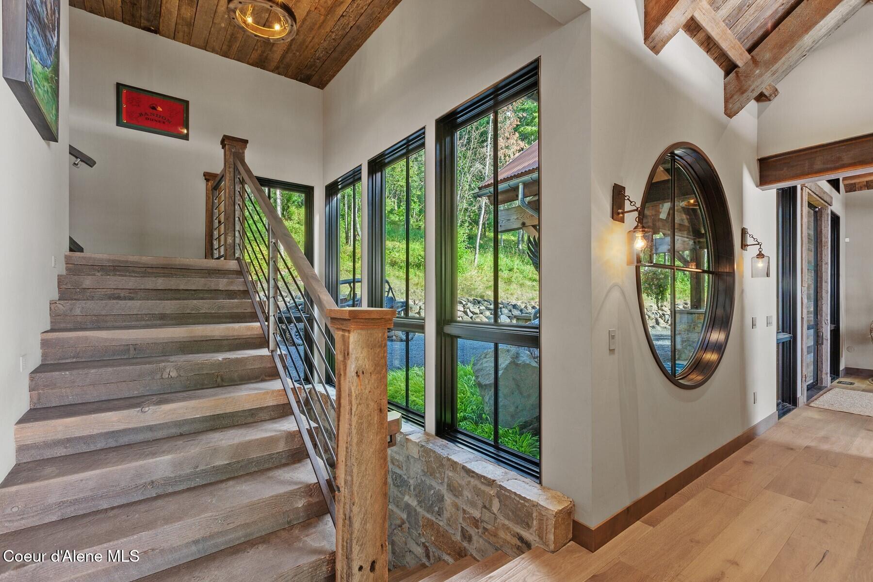 20890 South Inspiration Trail Harrison, ID 83833 - Photo 49 of 67 Stairs to the upper Bunk Room