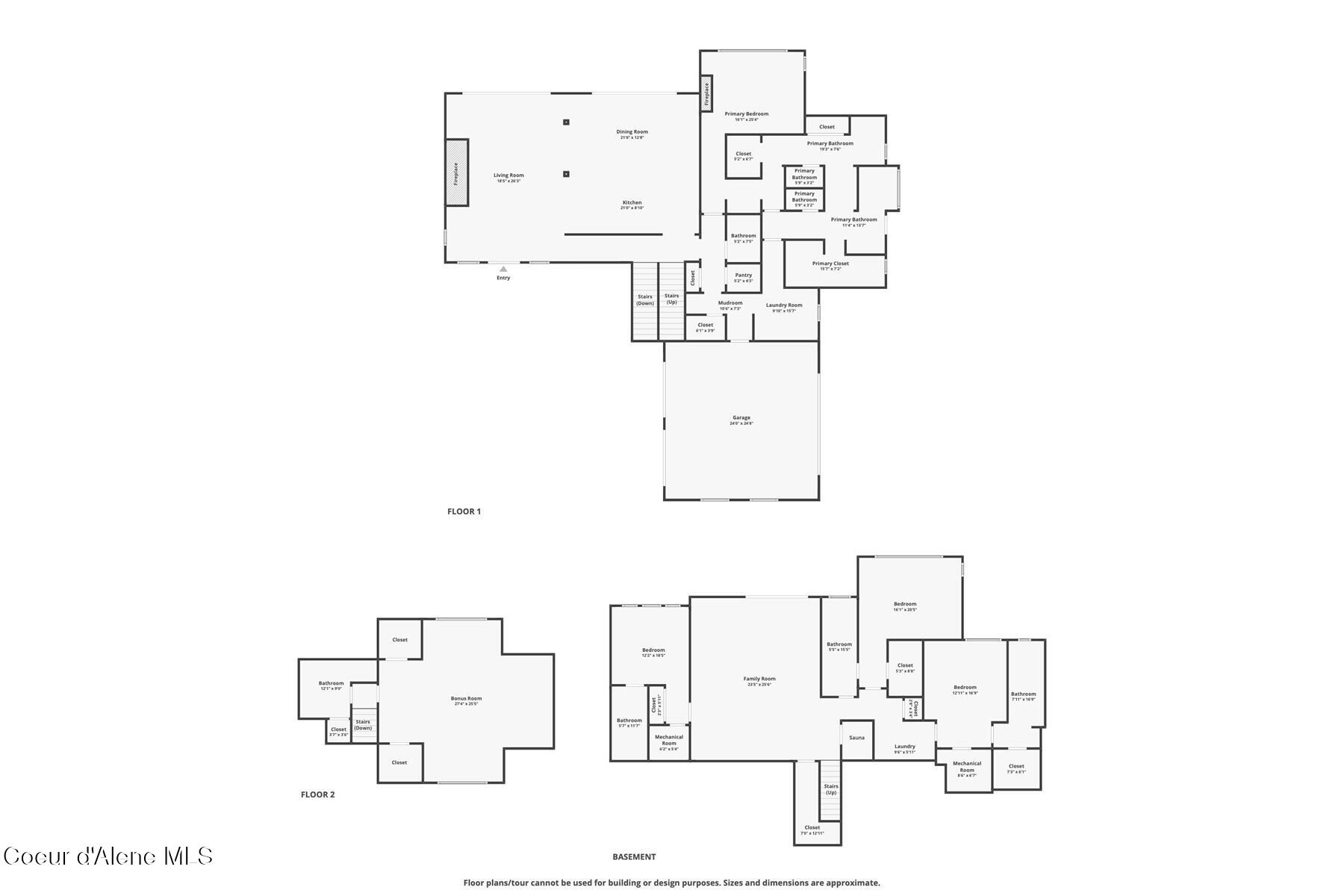 20890 South Inspiration Trail Harrison, ID 83833 - Photo 67 of 67 Combined Floorplan