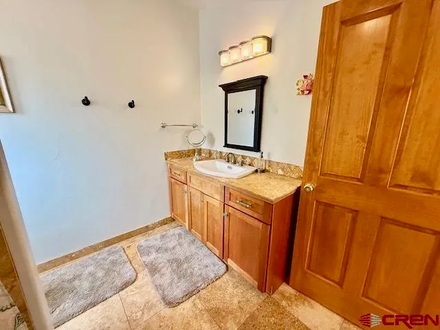 a view of yard with outdoor seating