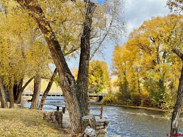 a view of outdoor space with seating