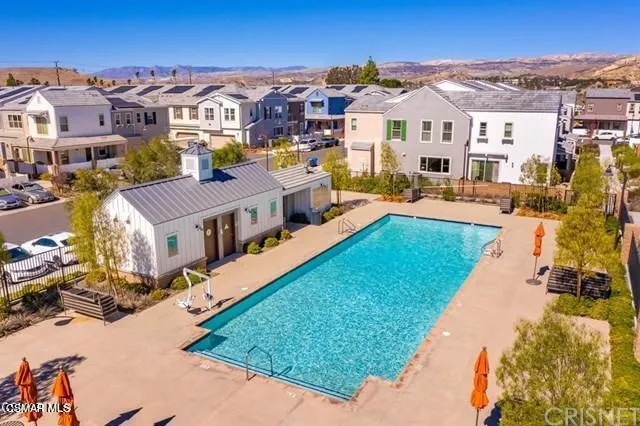 a view of a city with tall buildings