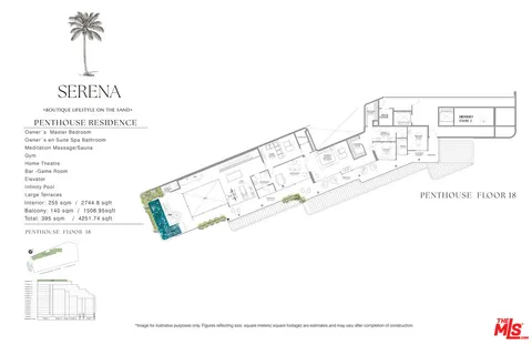 a view of a hallway with painted walls