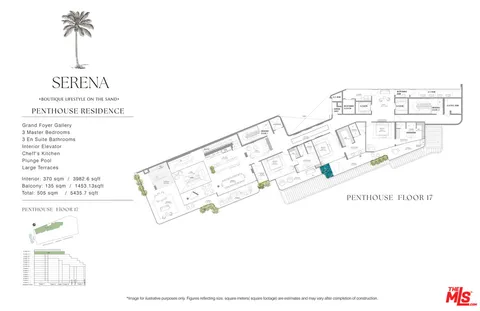 a front view of a building with outdoor space