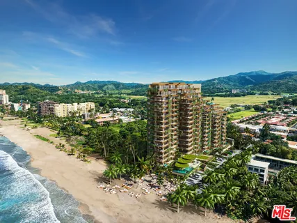 a front view of a building